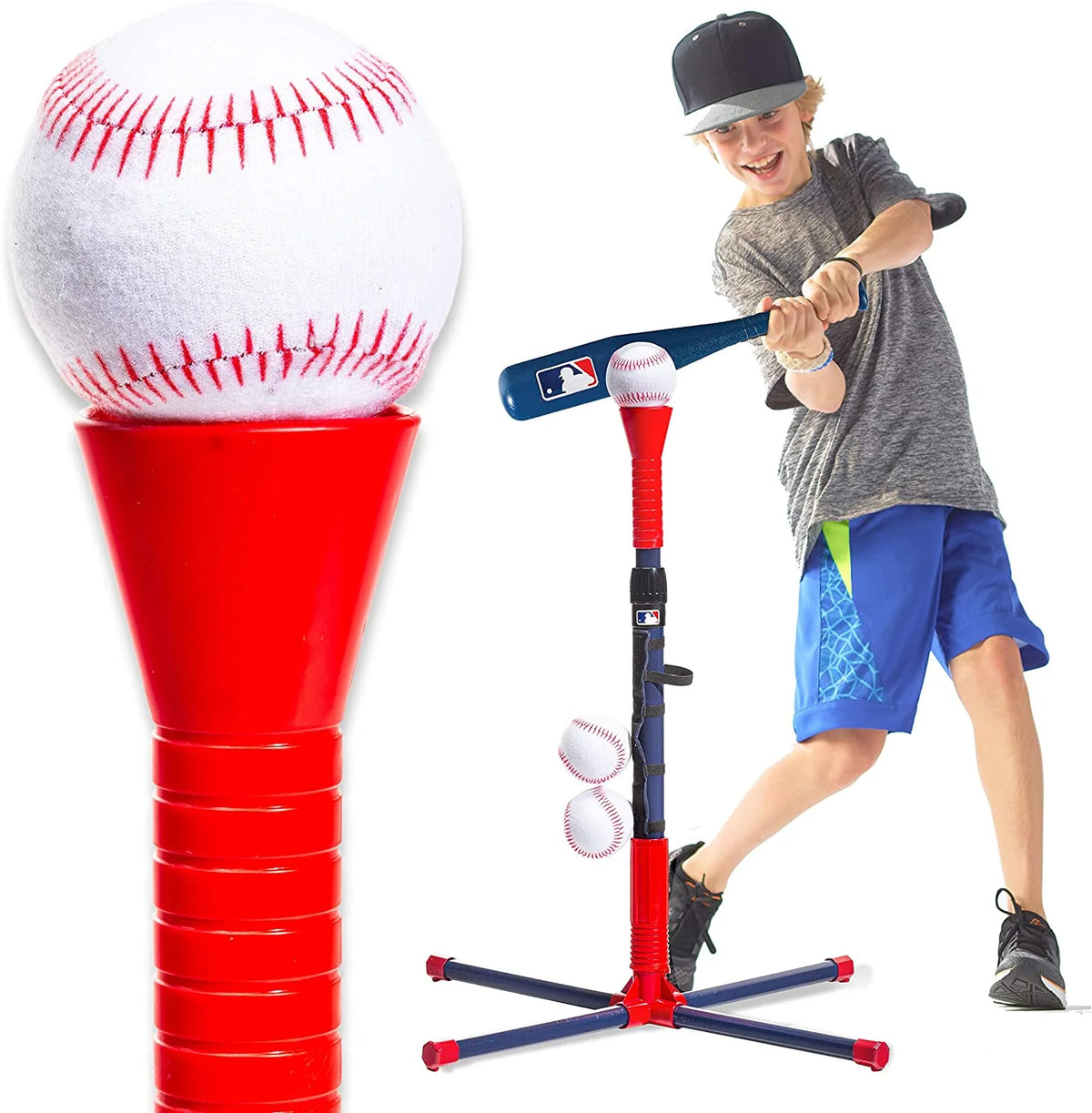 Kids Baseball Batting Tee + Stand Set K5861