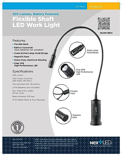 20-Inch Gooseneck Flashlight with Magnetic Base R82925