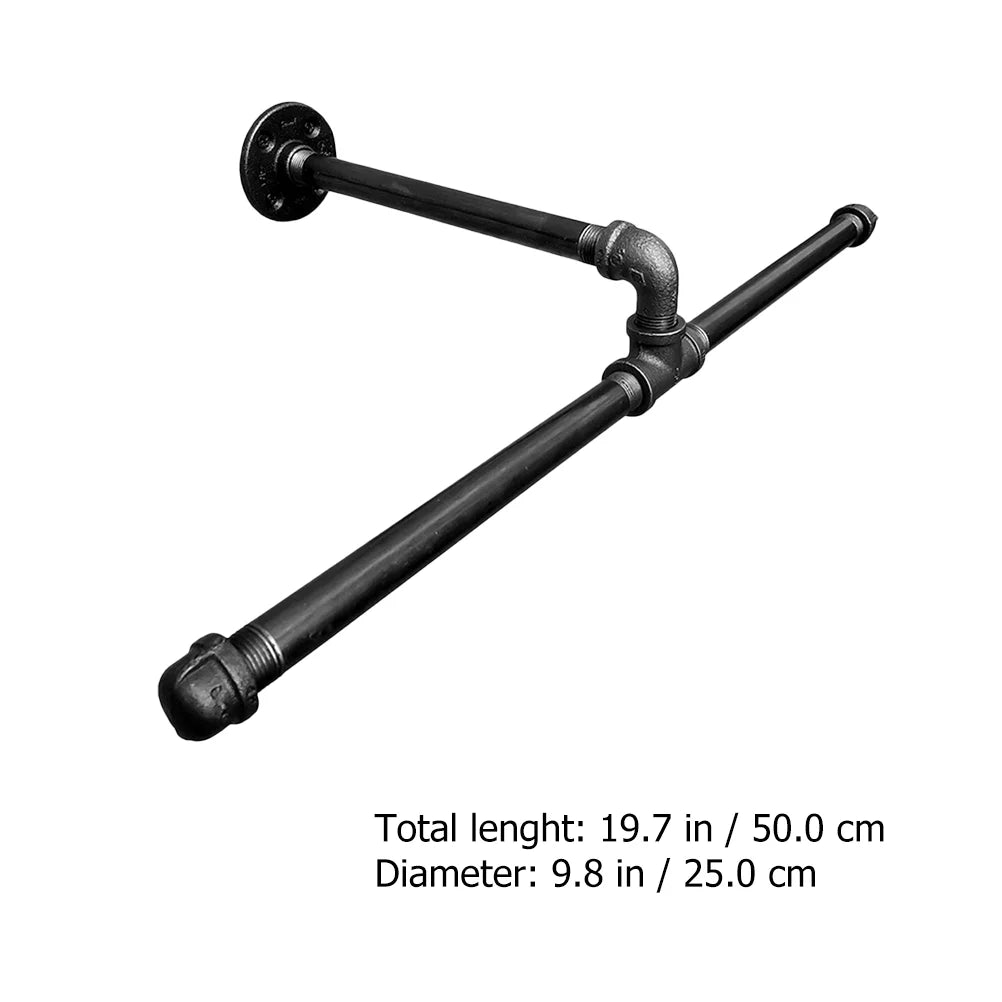 Wall Mounted Iron Clothing Rack N34103