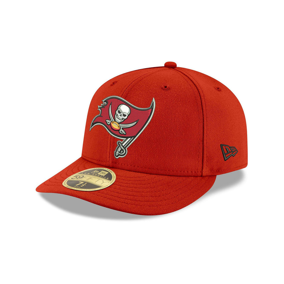 Red Tampa Bay Buccaneers Low Profile Fitted Hat B4980