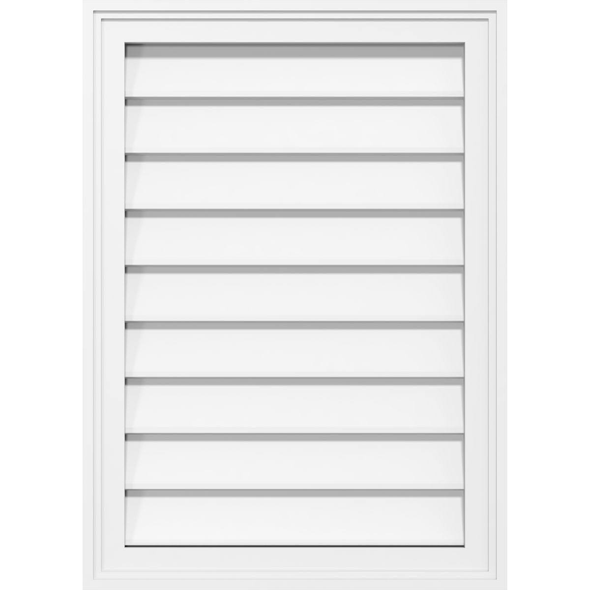 PVC Gable Vent with Brickm G4581