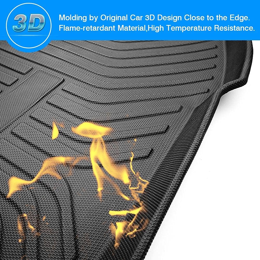 Trunk Mat Honda Civic Sedan 2016-2021 All Weather TPO Rear Cargo Liner Pack of 2 I9972