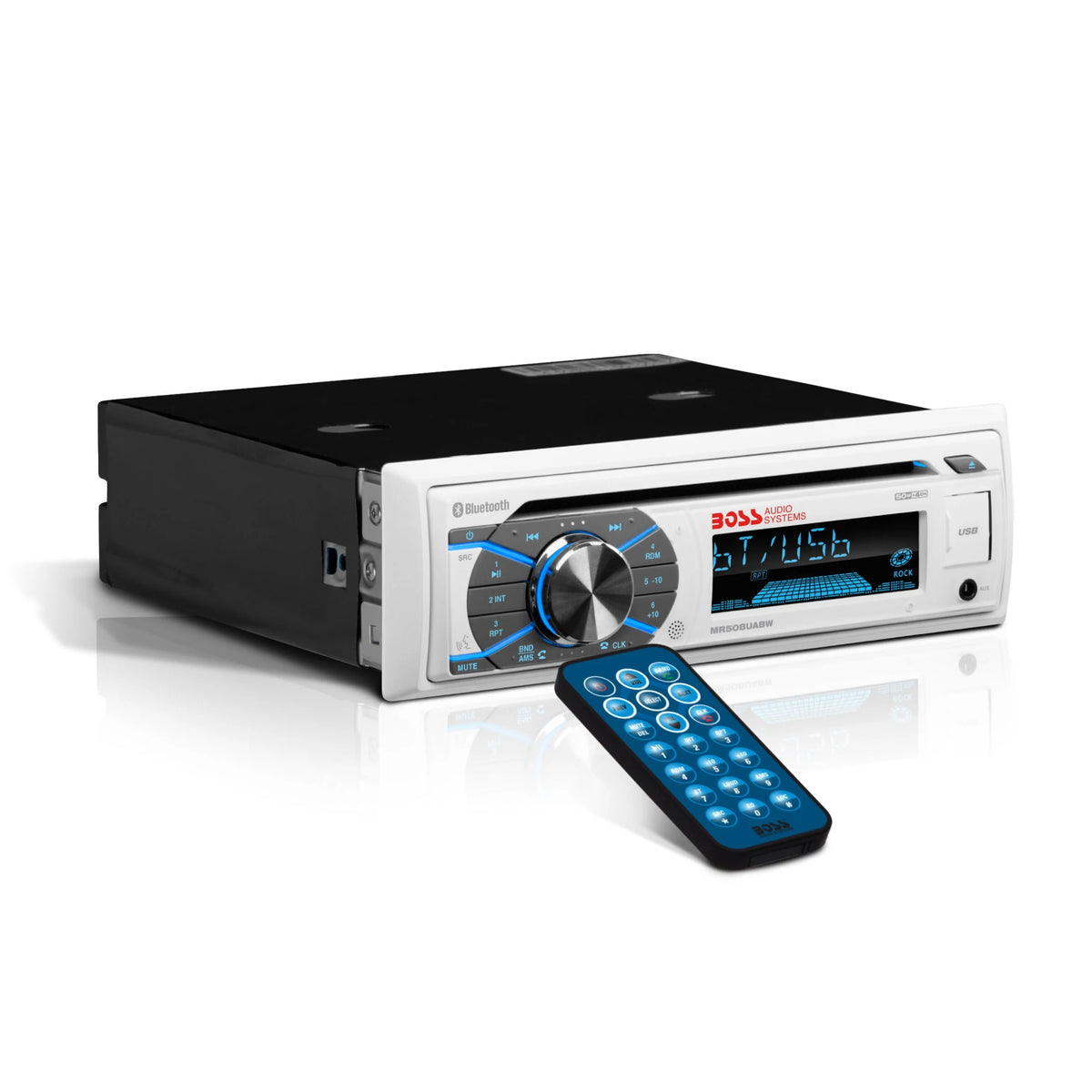 Marine Receiver, Bluetooth, CD, USB, AM/FM, Aux-in P5166
