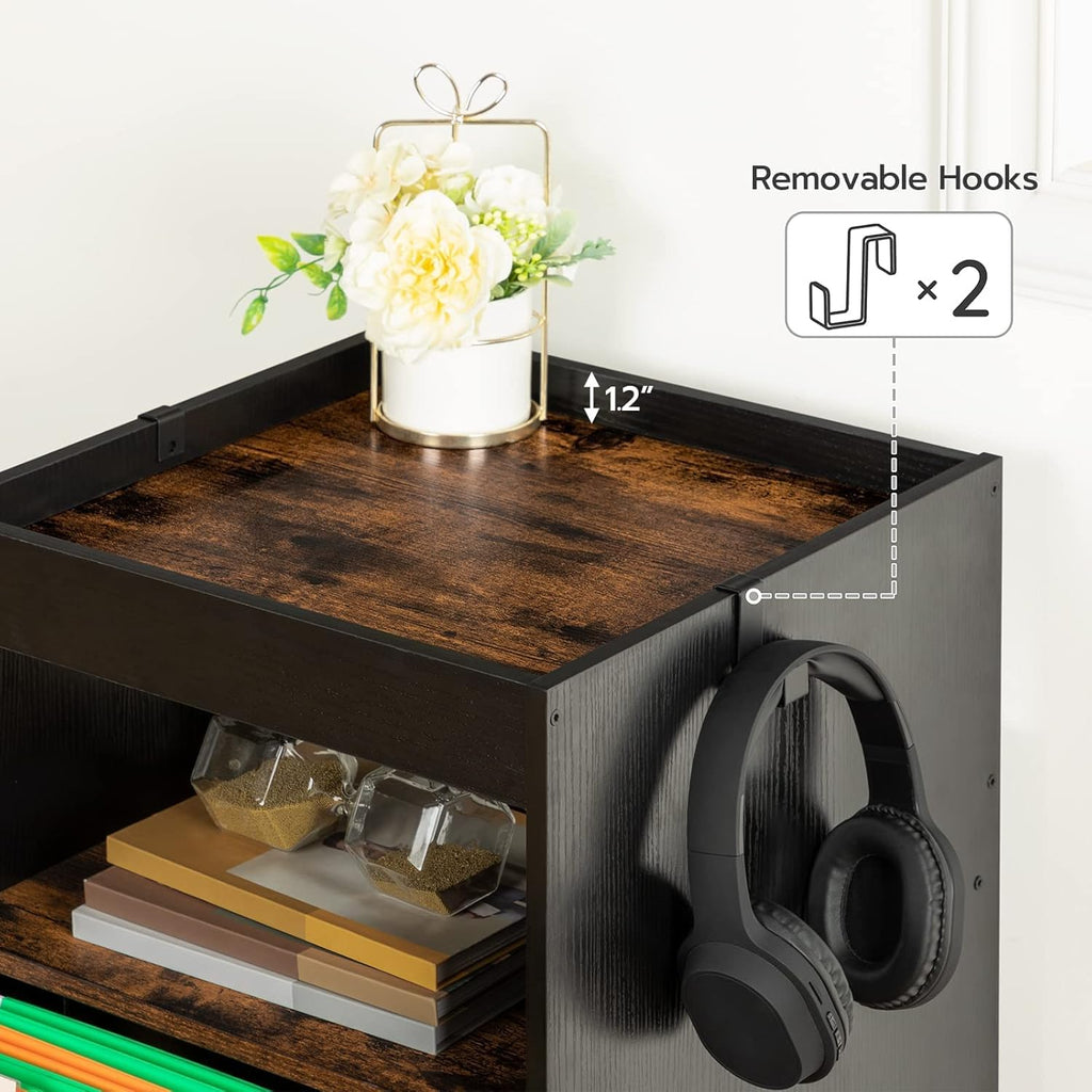 Mobile Pedestal with Drawer and Enclosure Z80601