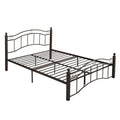 King Size Metal Bed Frame with Headboard and Footboard T9563