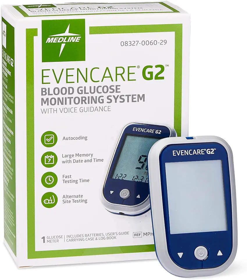 Blood Glucose Monitoring Meter with Carrying Case Q987984