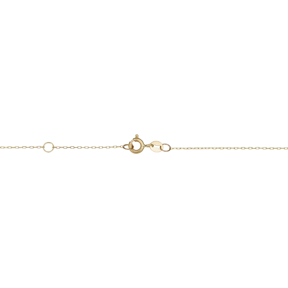 14k Yellow Gold Turquoise Adjustable Length Necklace H7246