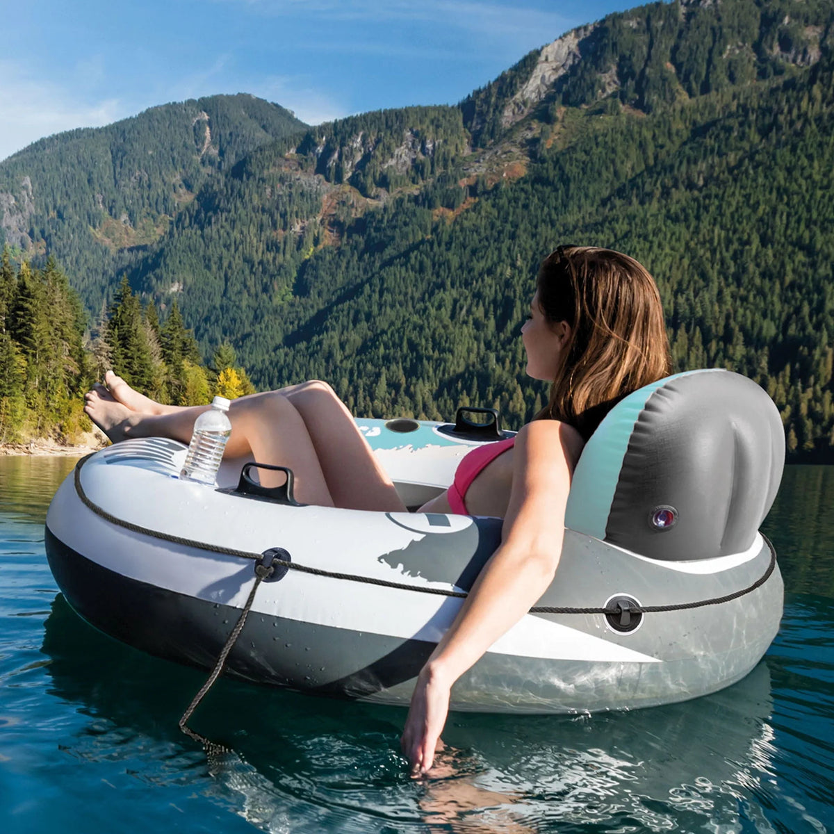 Red 3 Pack Inflatable Floating Water Tube Y29457