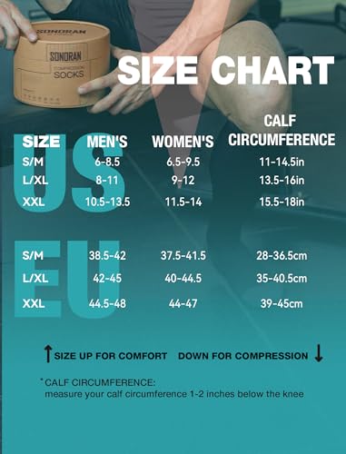 20-30 mmHg Graduated Compression Knee High Socks L467