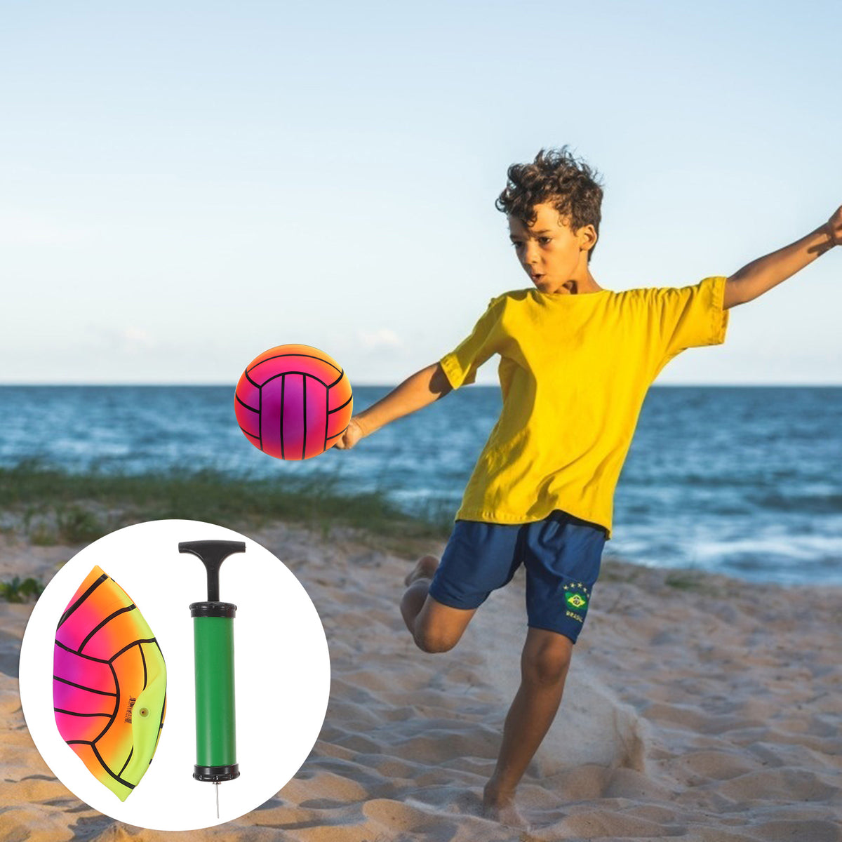 4pcs Kids PVC Inflatable Ball Toy H525