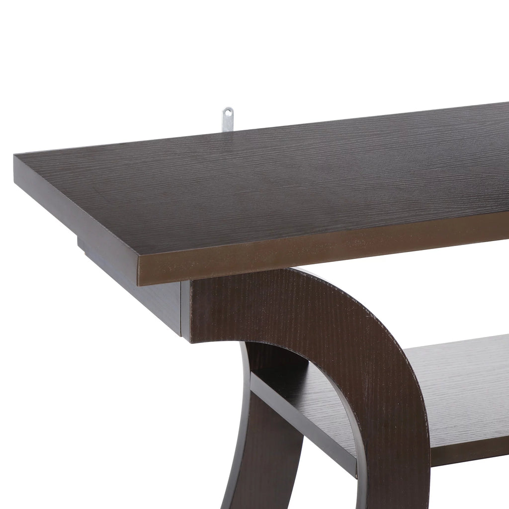 Brown Narrow Console Sofa Table V1804