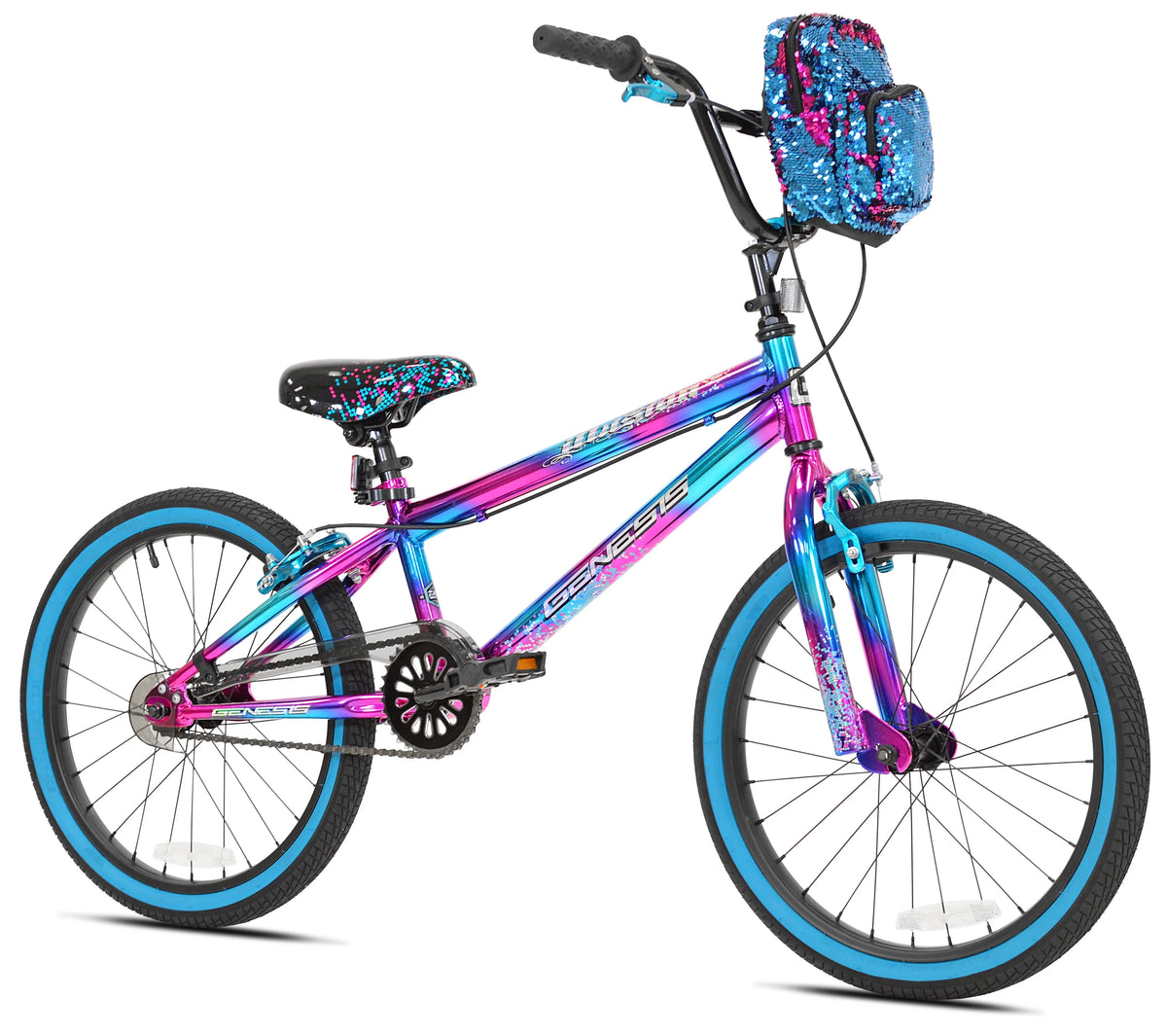 Blue/Purple Girls Child Bike L1874