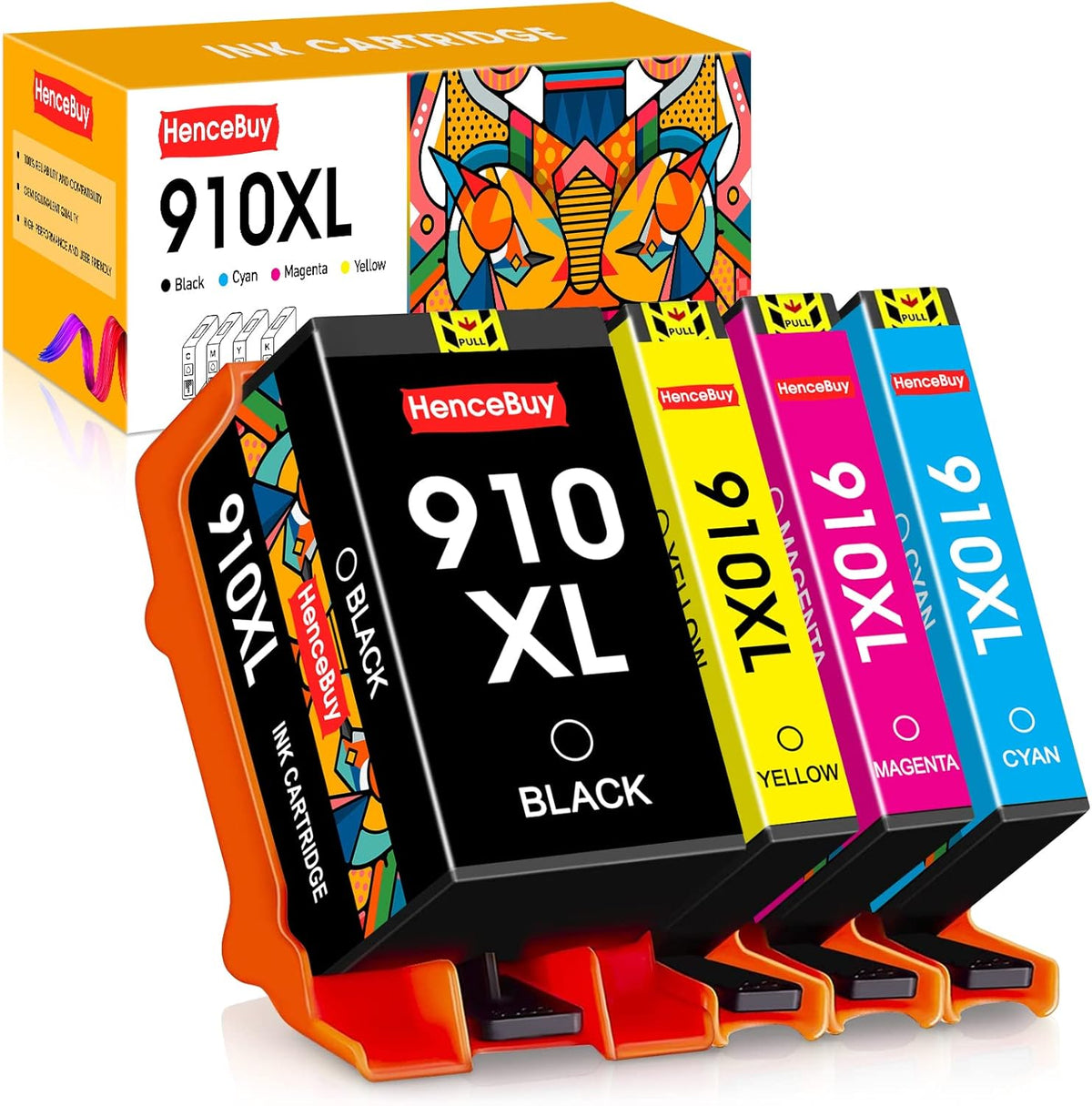 Remanufactured Ink Cartridge Replacement 4 Pack M88682