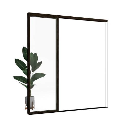90"x80" White Triple Pane Multi Sliding Glass Wall Room Divider with Aluminum Framed Clear Tempered Glass I52164