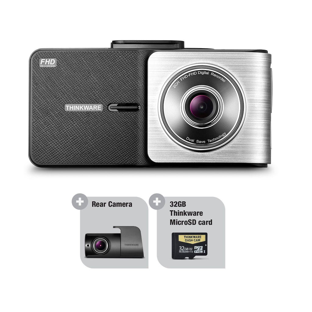 Dashcam with Rear View Camera with 32GB microSD Card B739634