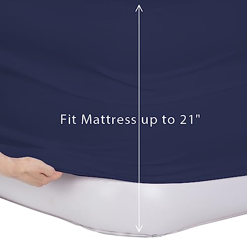 Light Gray Twin XL Removable Bed Sheets with Elastic Band H492015