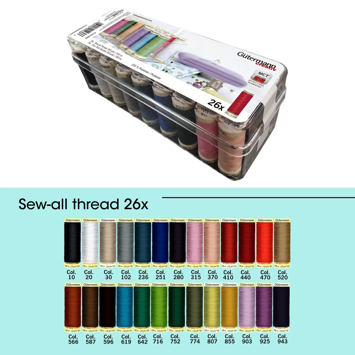 Computerized Sewing & Embroidery Machine with 26 Sewing Thread Spools C236733