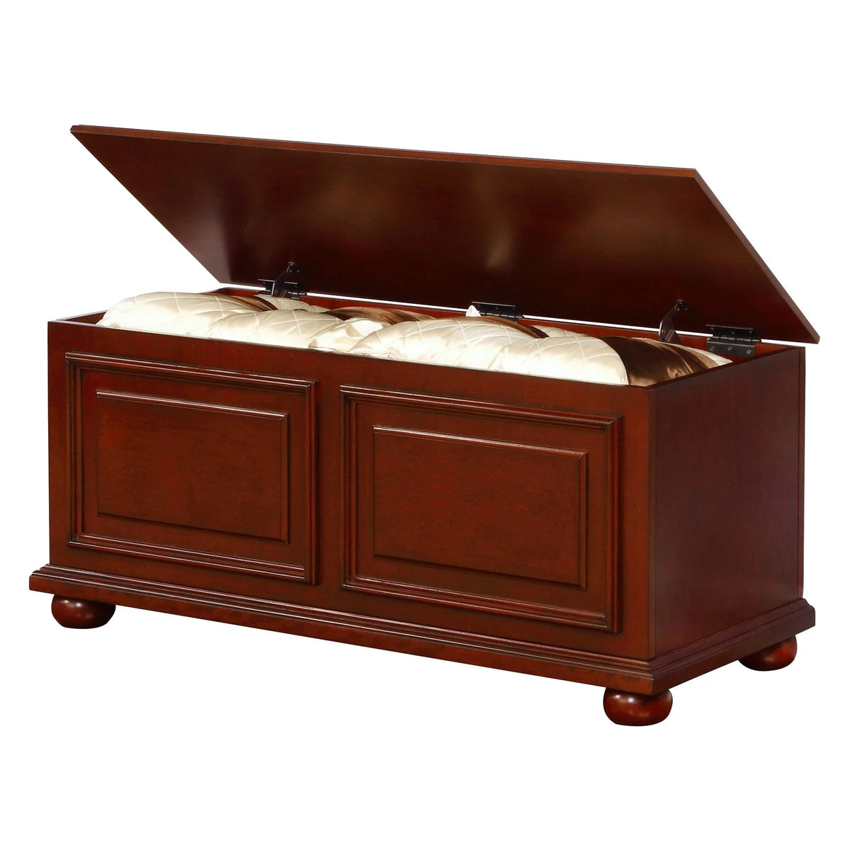 Traditional Cedar Storage Chest, Rich Cherry Finish V80481