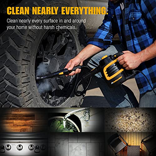 Handheld Steam Cleaner, 10 Minute Runtime, 11 Accessories B326732