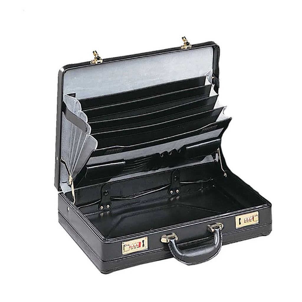 Leather Attache Briefcase D3137