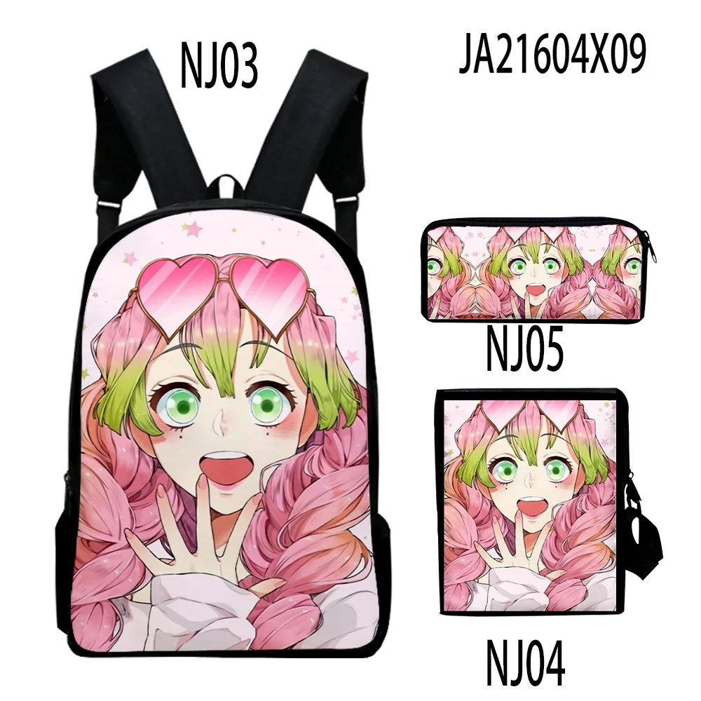 Three Piece Set Backpack Rucksack O34706