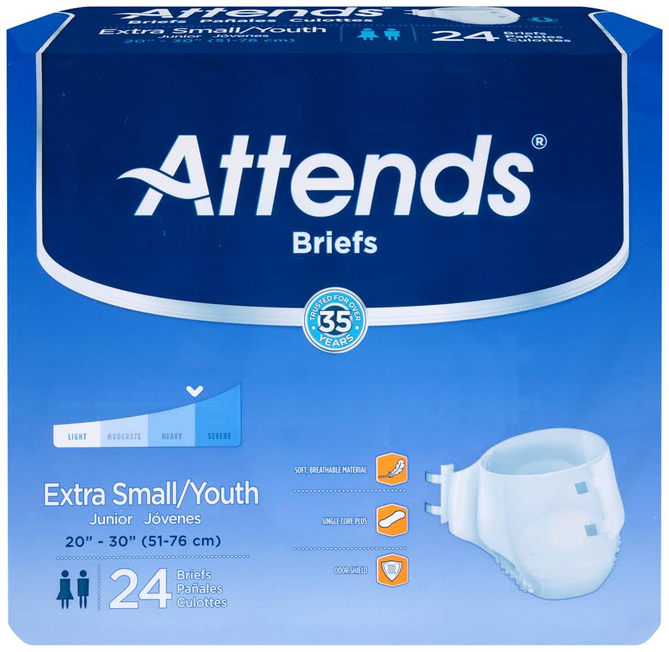 Extra Small Youth Briefs Pack of 24 R17417