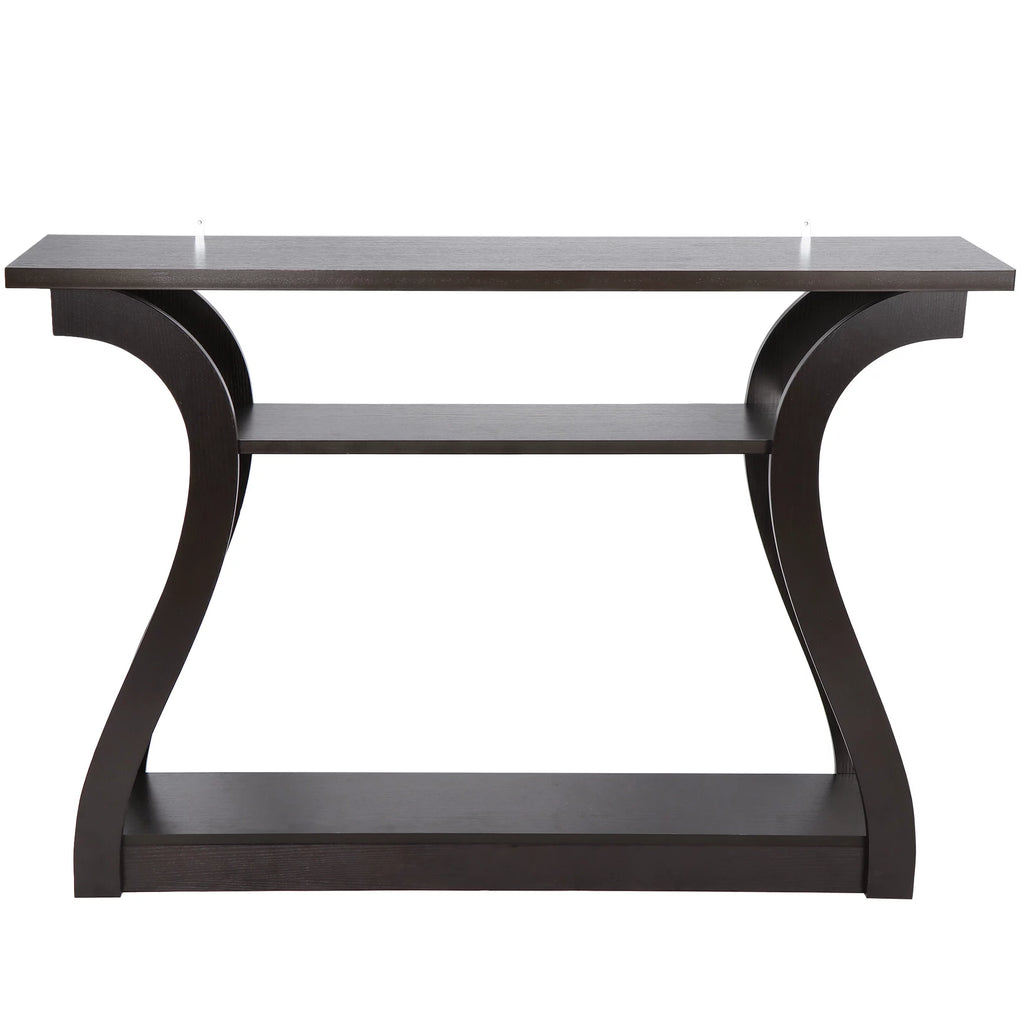 Brown Narrow Console Sofa Table V1804