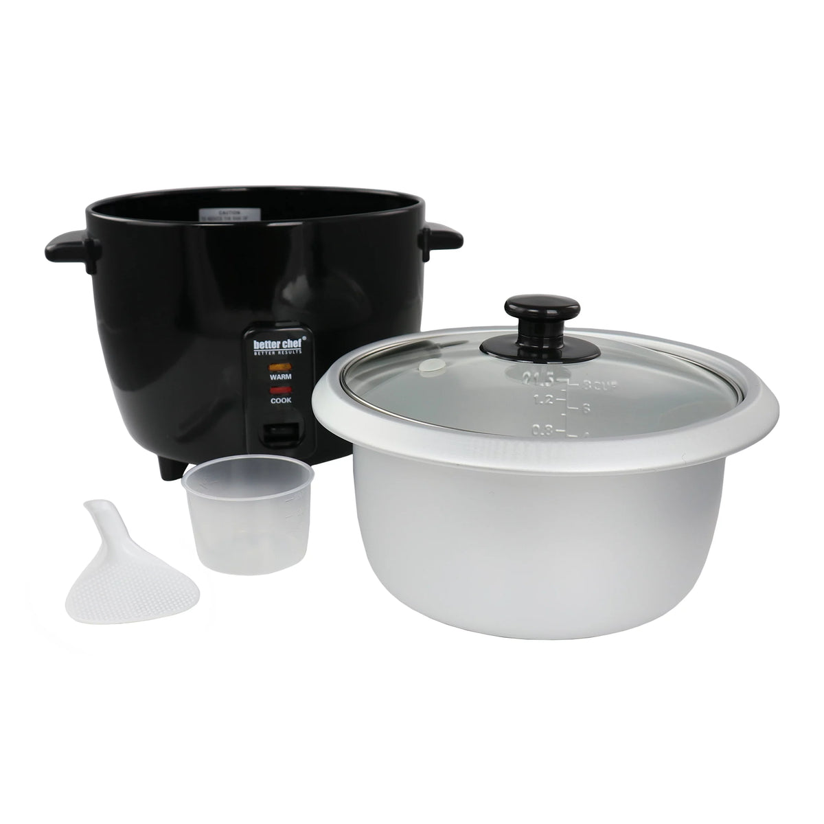 8 Cup Automatic Rice Cooker with Rice Paddle and Measuring Cup Y3093