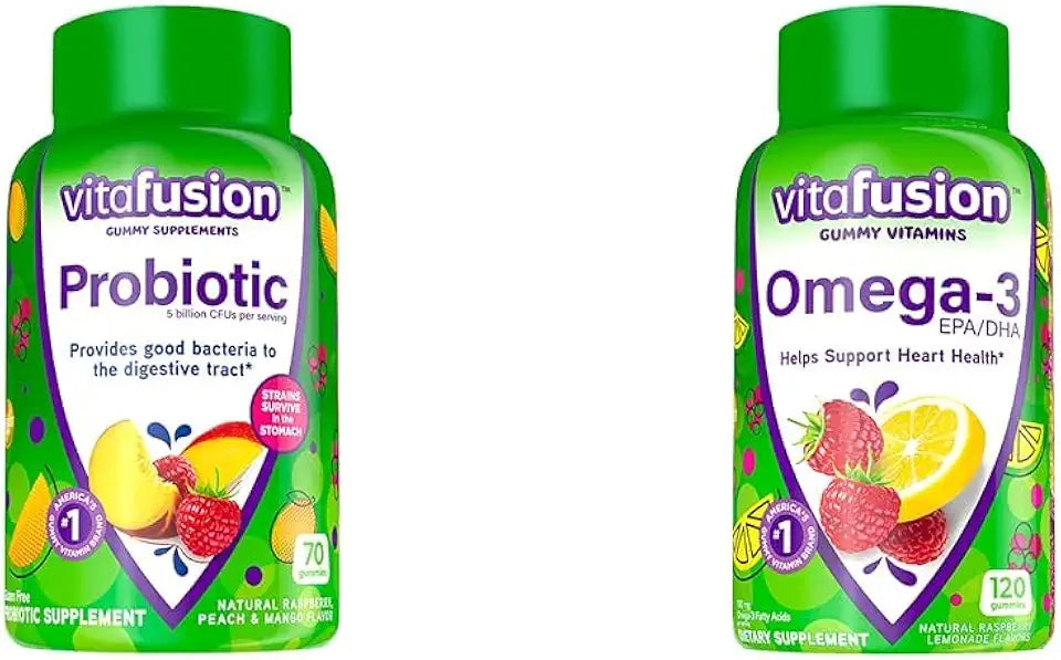 Probiotic and Omega-3 Gummy Vitamins X349403