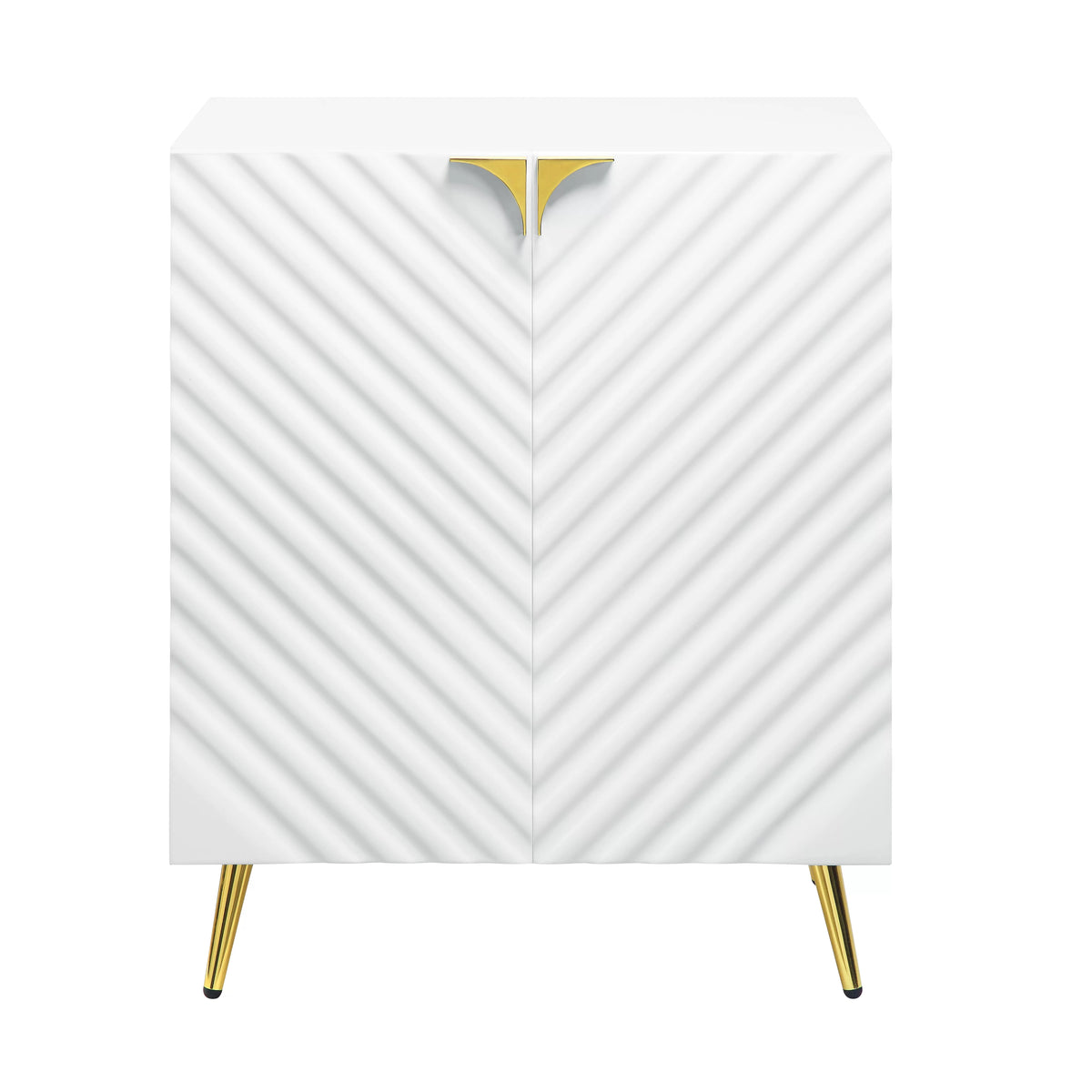 White High Gloss Console Table B20543