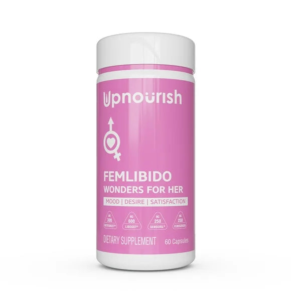 Female Libido Booster with Damiana Ashwagandha Beet Root Fenugreek 60 Capsules L4651