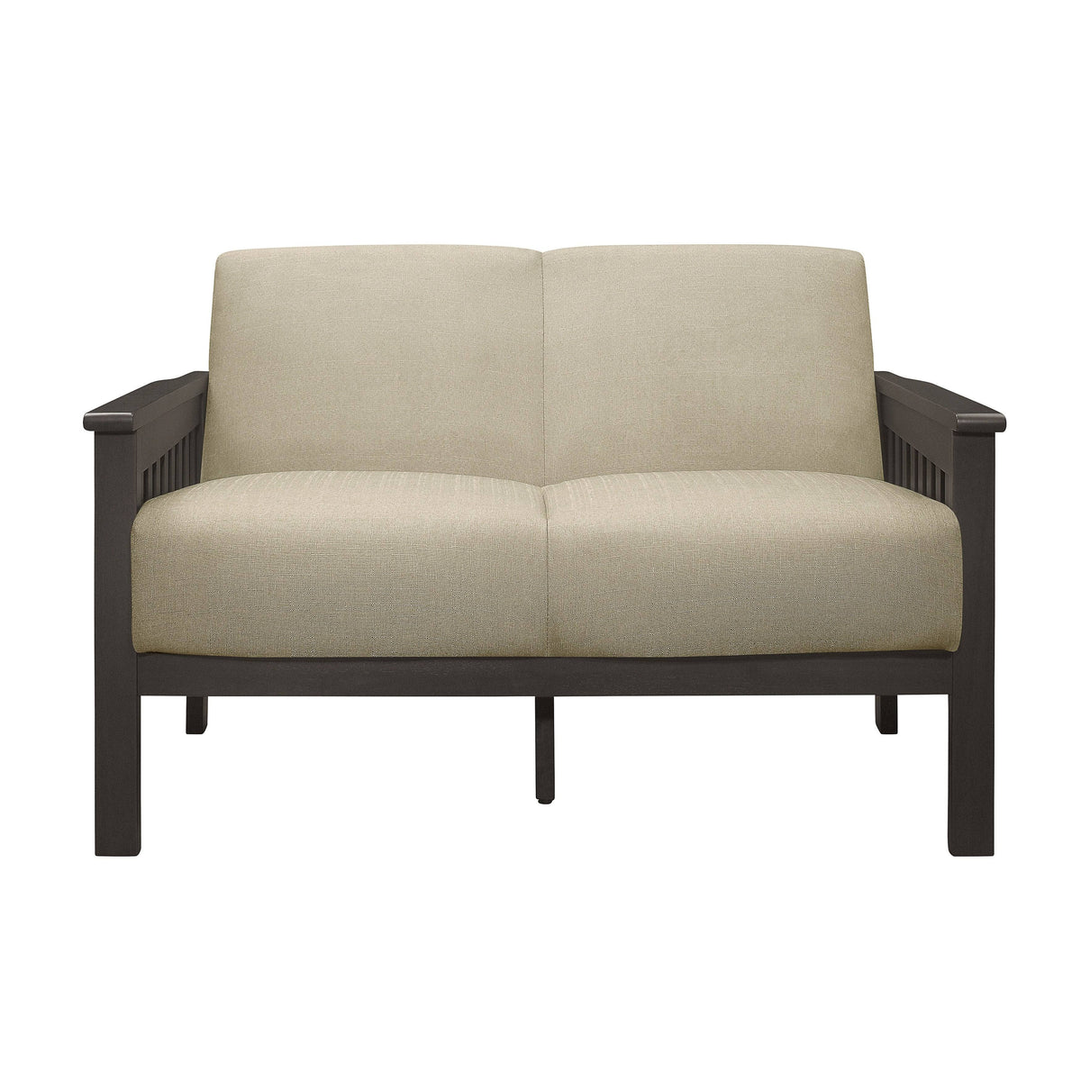 Light Brown Loveseat D7071