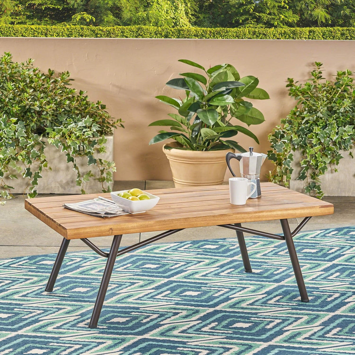 Acacia Wood Coffee Table T732
