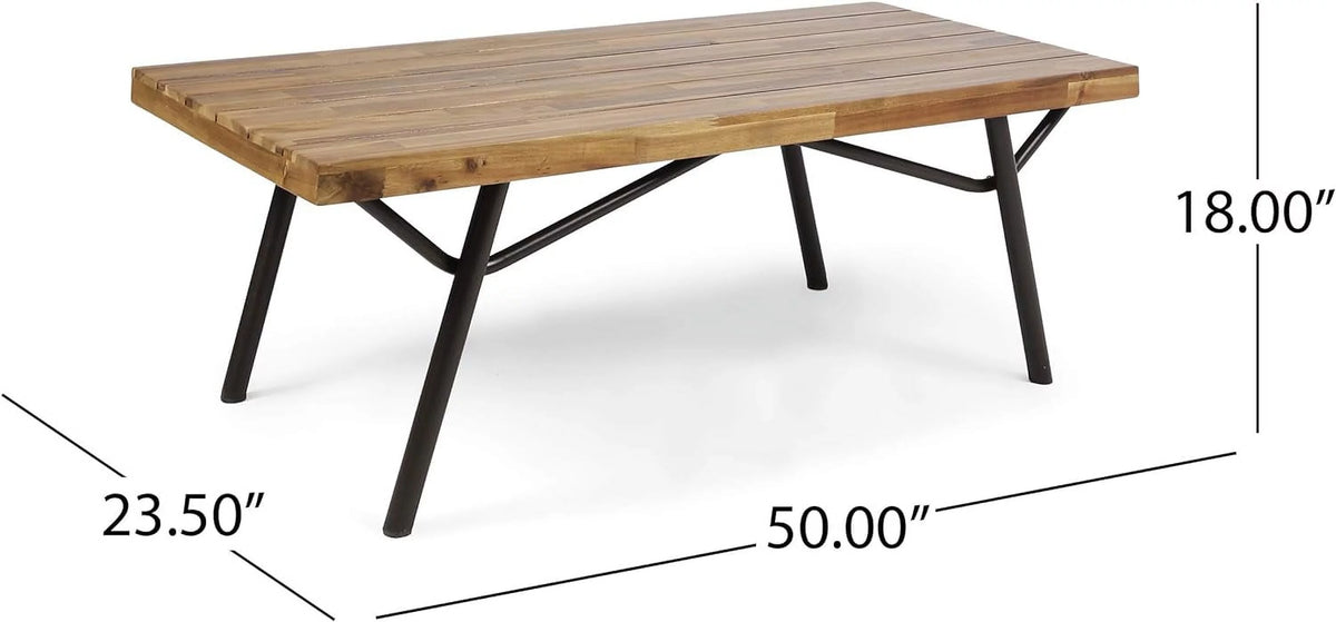 Acacia Wood Coffee Table T732