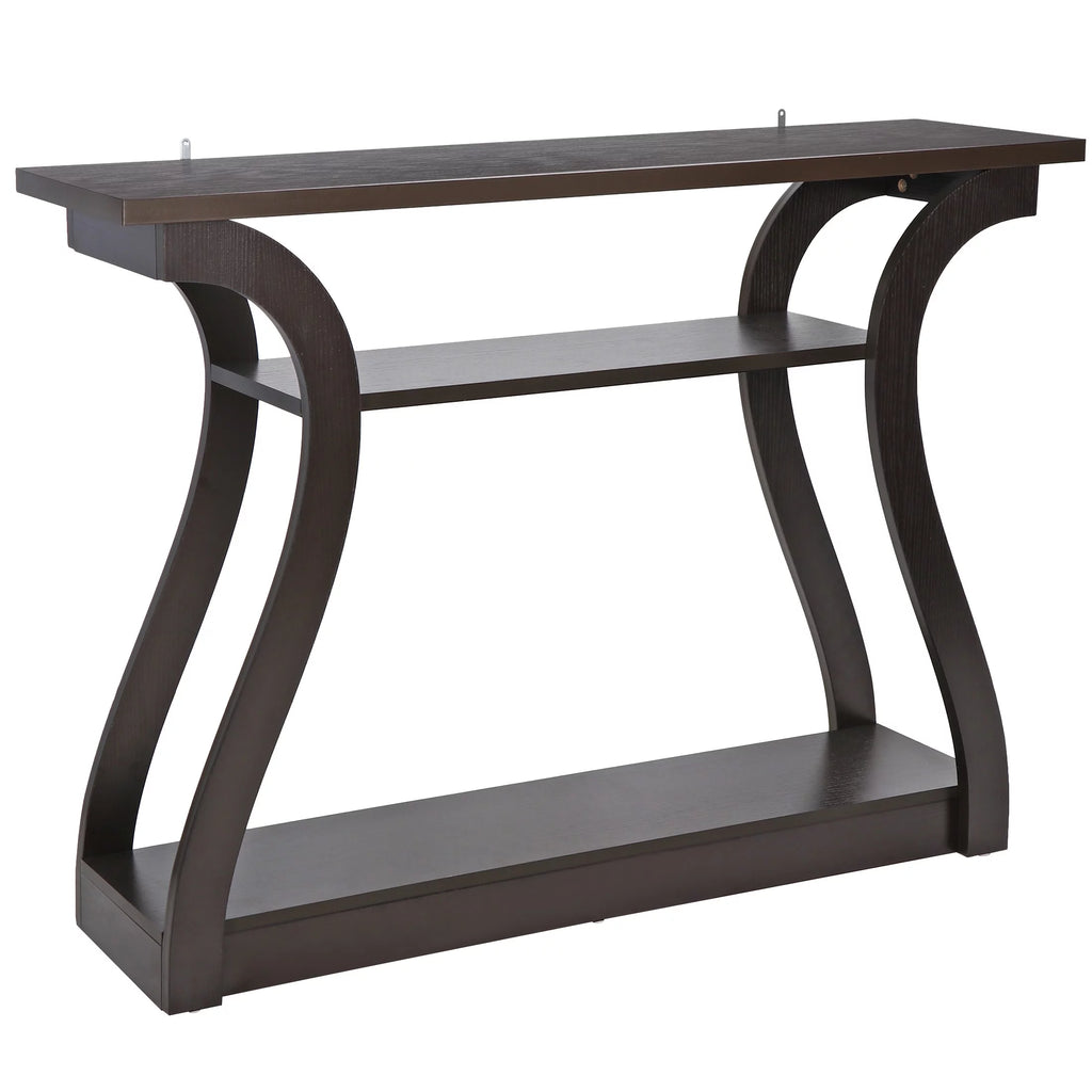 Brown Narrow Console Sofa Table V1804
