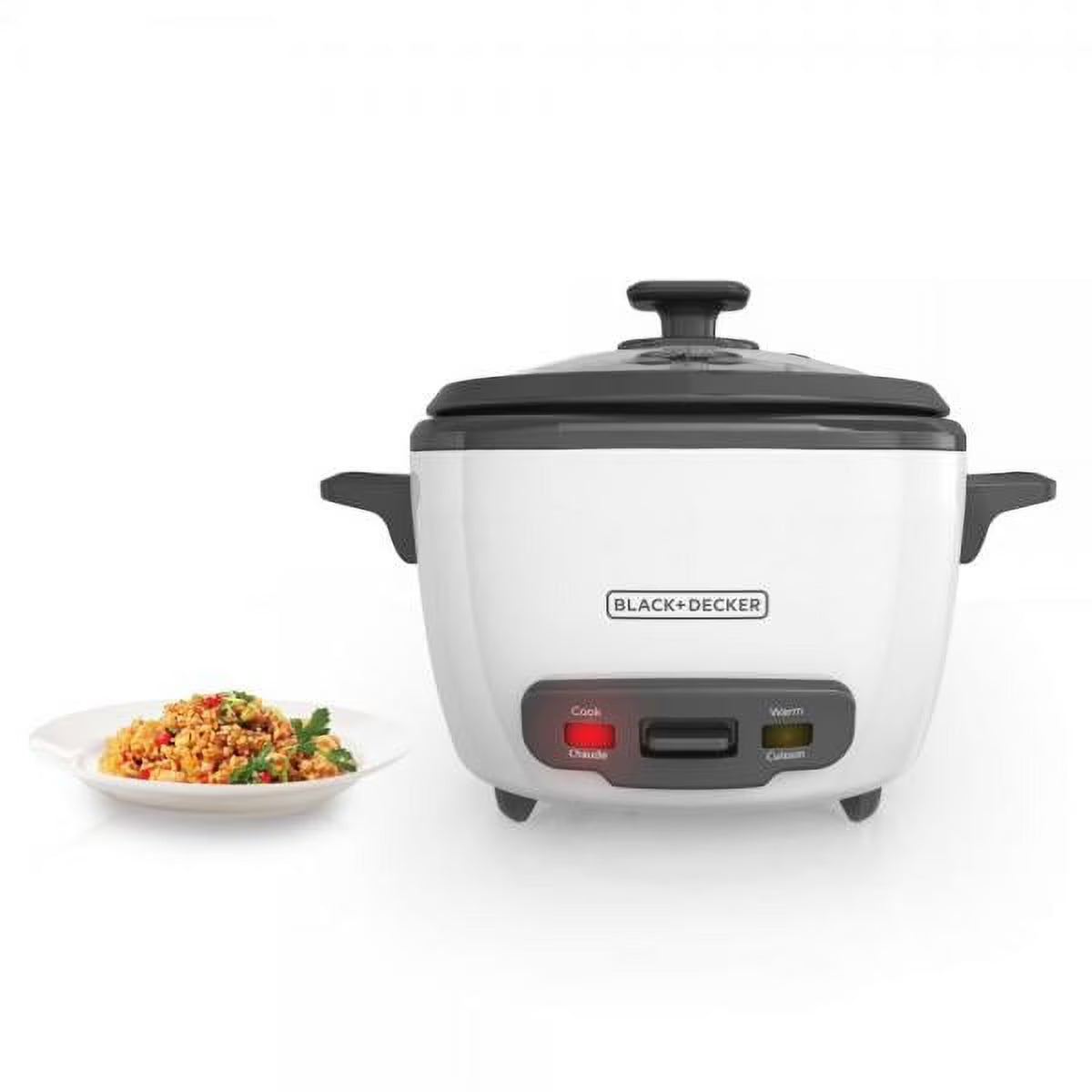 16-Cup Rice Cooker and Food Steamer, White P9575