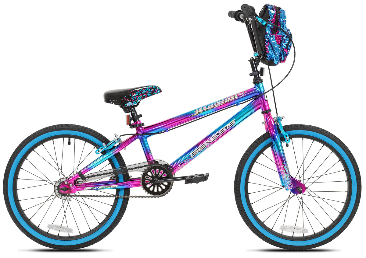 Blue/Purple Girls Child Bike L1874