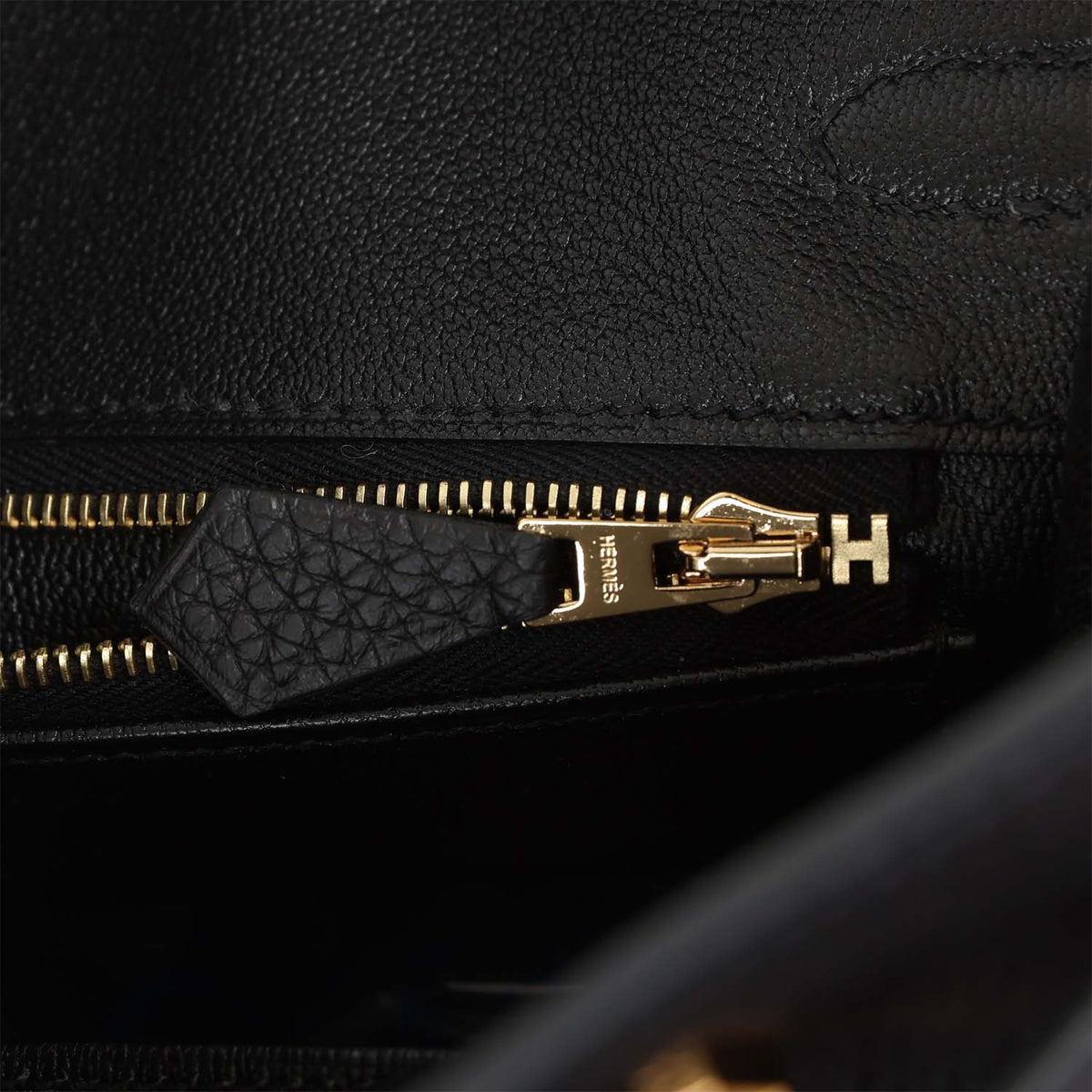 Black Leather Handbag J4200