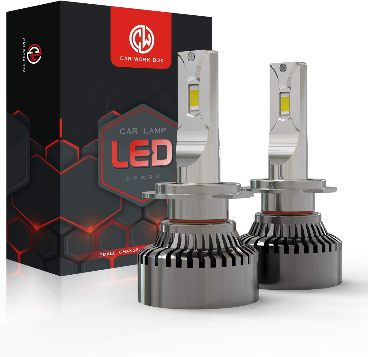 H7 LED Headlight Bulbs 6000K Conversion Kit Pack of 2 D5530