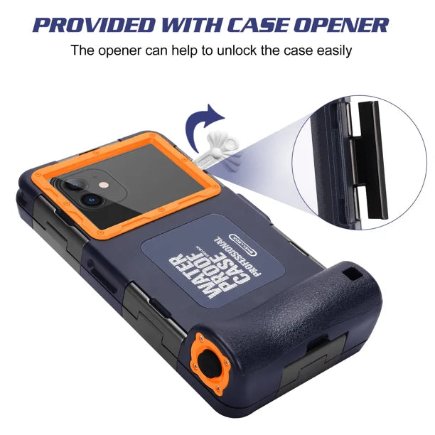 Waterproof Protective Case for Samsung Galaxy S9+ and All Phones Up to 6.9 Inch with Lanyard K14198