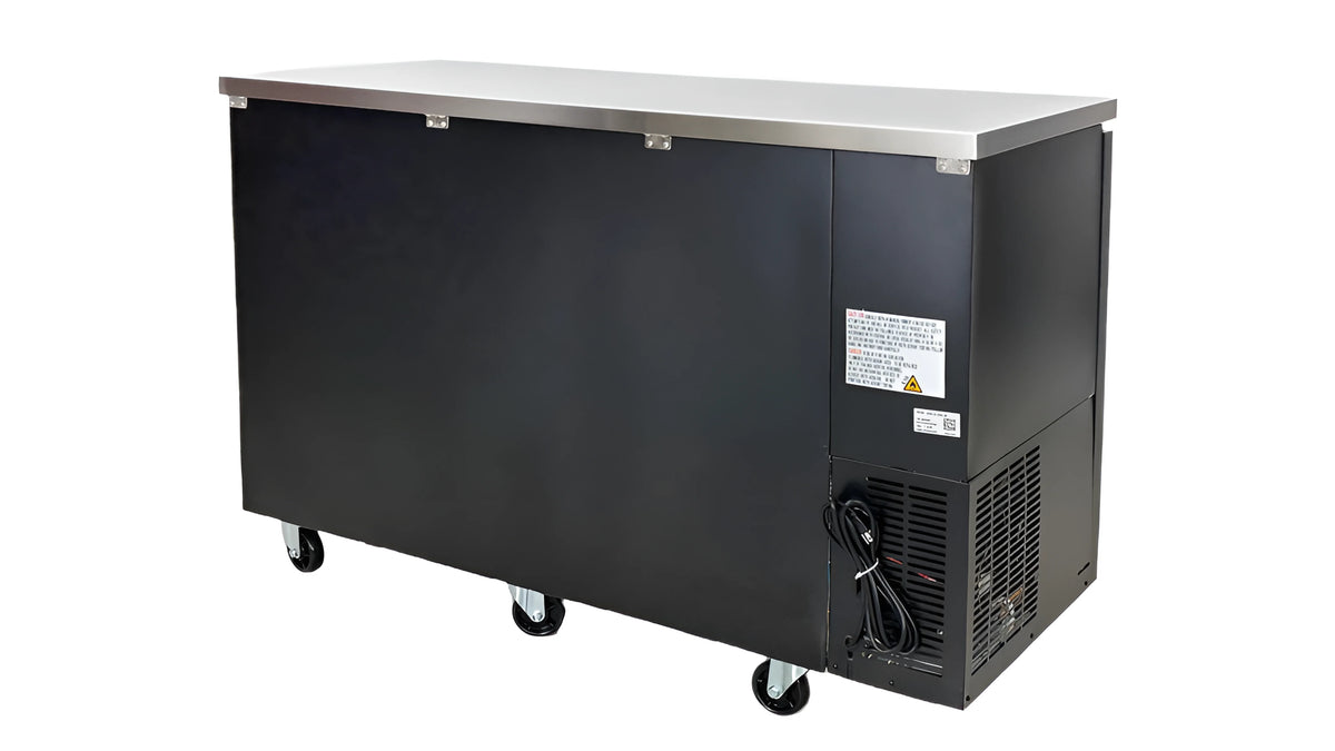 Black Glass Door Back Bar Cooler 15.8 Cu. ft. H55848