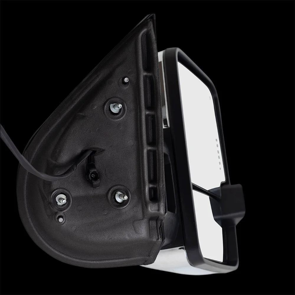 Power Heated Telescopic Towing Mirrors Chrome Cap G9908