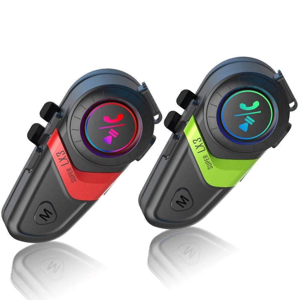 Wireless Bluetooth 5.0 Motorcycle Helmet Headset Speaker and Headphone J31467