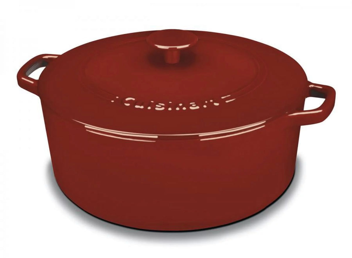 Enameled Cast Iron 7 Qt Round Covered Casserole R729552