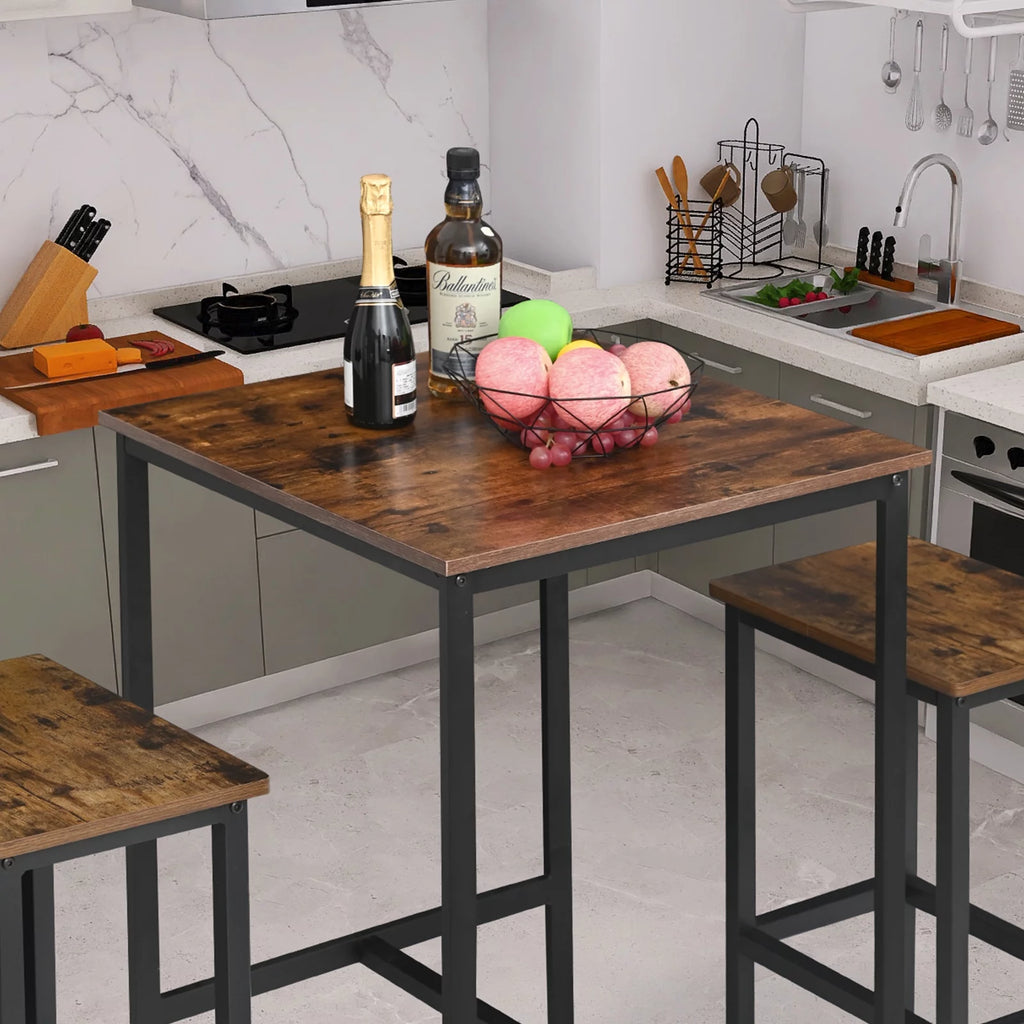 Bar Table Rustic Brown V476687