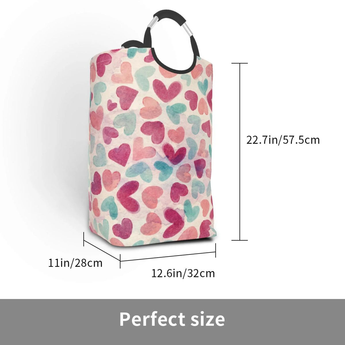 50L Foldable Waterproof Oxford Fabric Laundry Hamper H859819