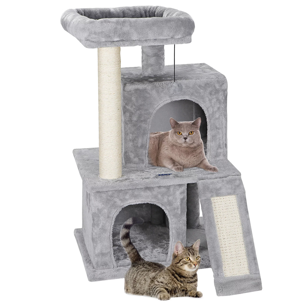34-in Cat Tree & Scratching Post Tower G877