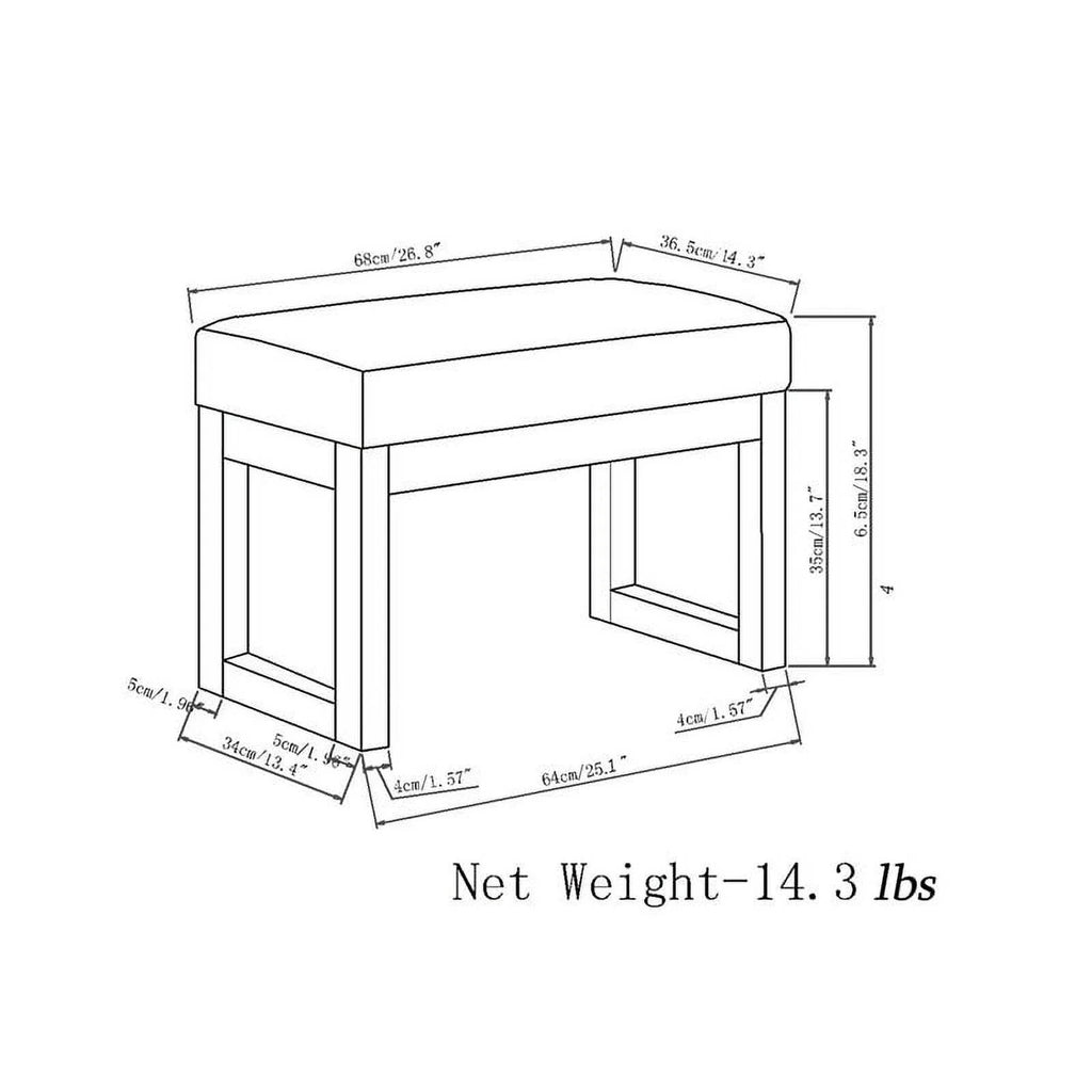 Small Gray Bench L611760