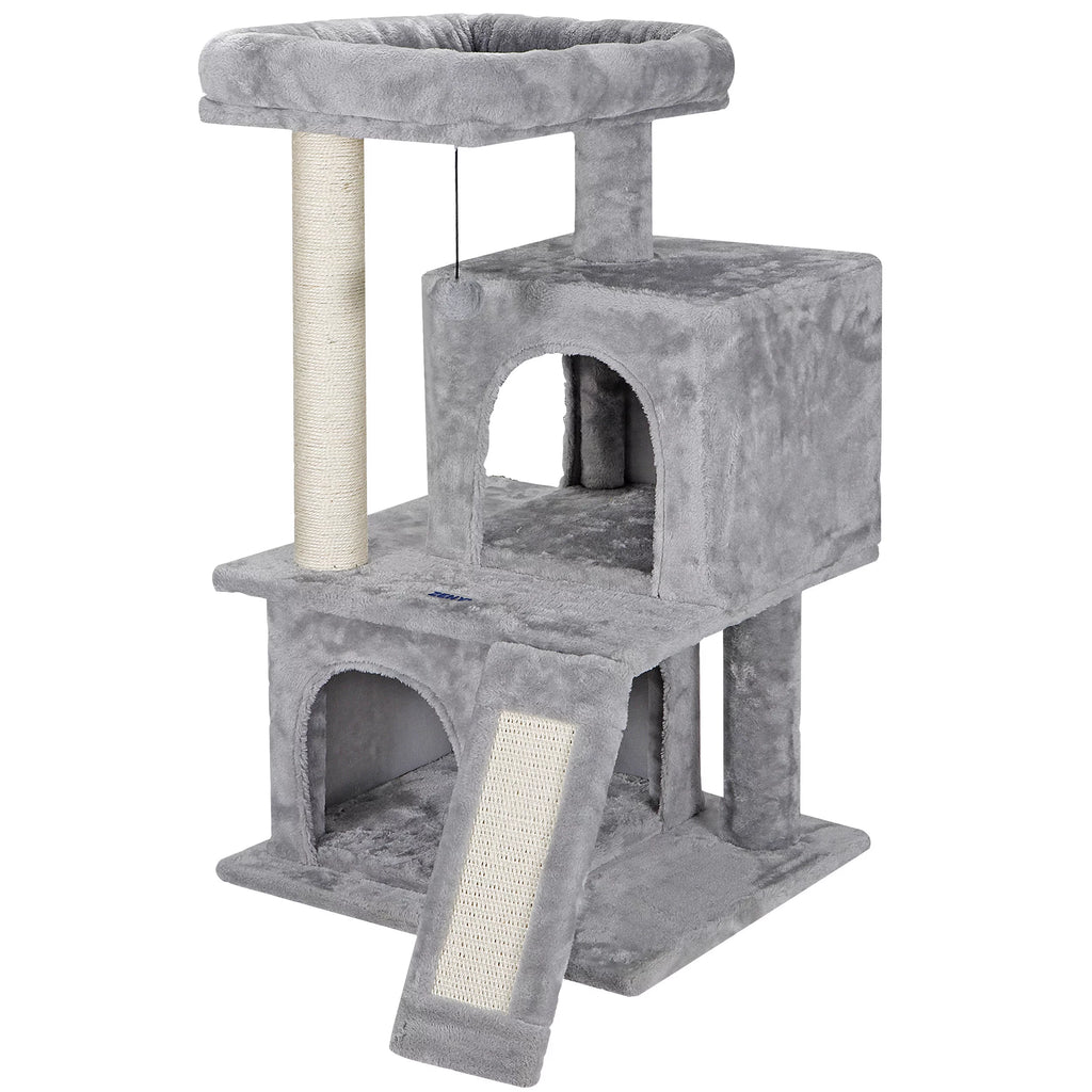 34-in Cat Tree & Scratching Post Tower G877