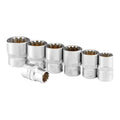 3/8 in. Drive Metric Spline Socket Set, 7-Piece V81359